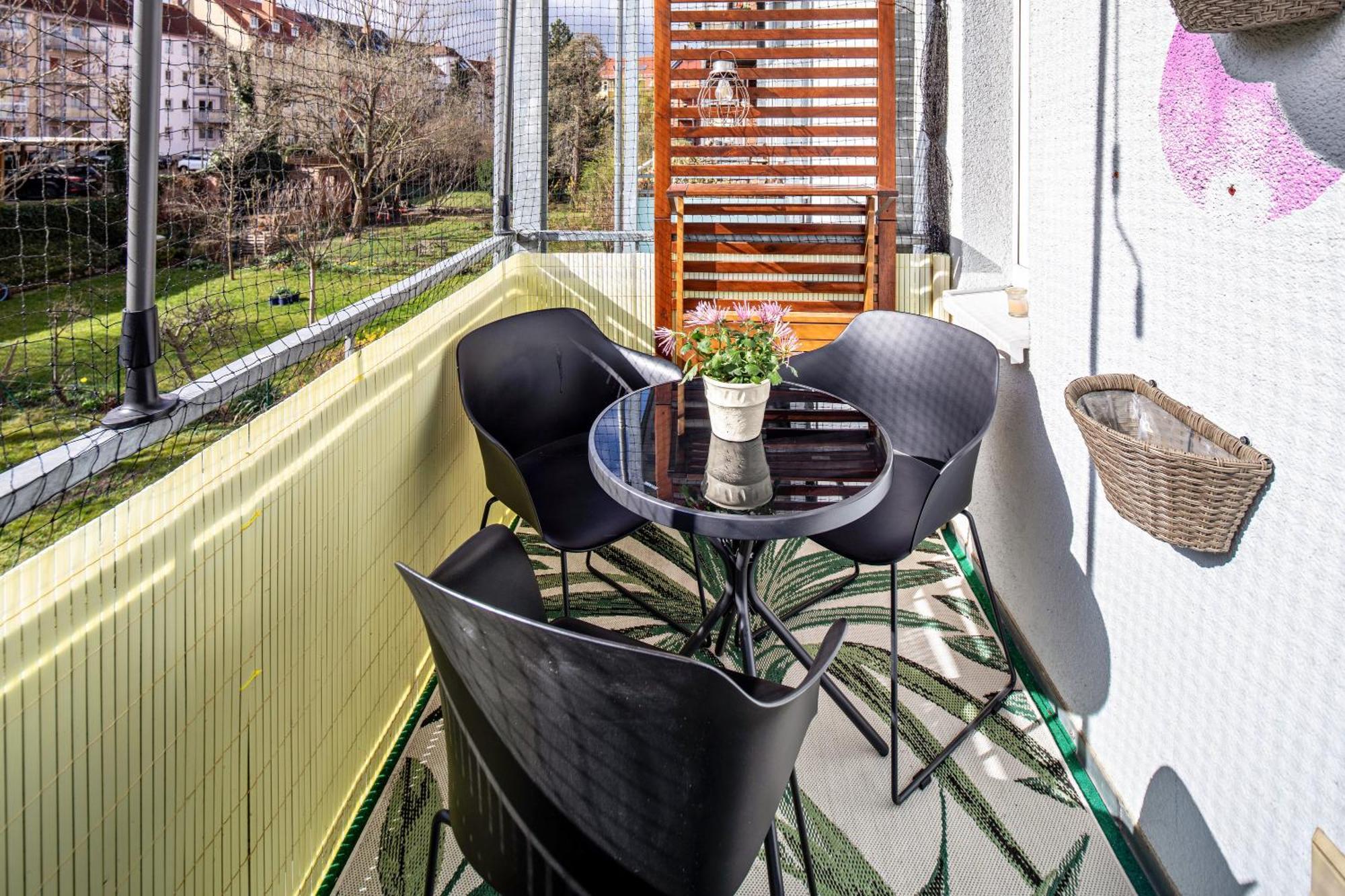 Balkon Apartment Shanti Lu Эрфурт Экстерьер фото